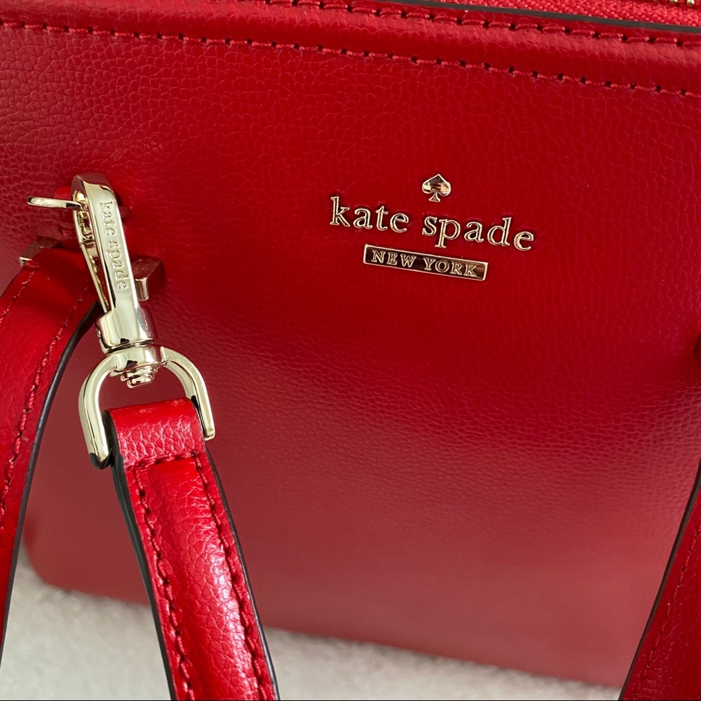 KATE SPADE RED SATCHEL MEDIUM DOME - Picture 11 of 14